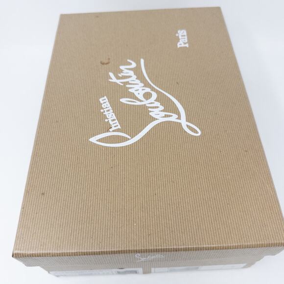 Christian Louboutin Sneakers Louis Flat Patent Crystals Size 43 EU 10 US - Picture 11 of 11